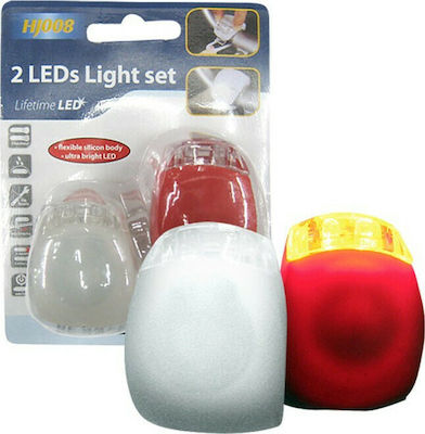 HJ008 Set Lumini Bicicletă Silicon LED