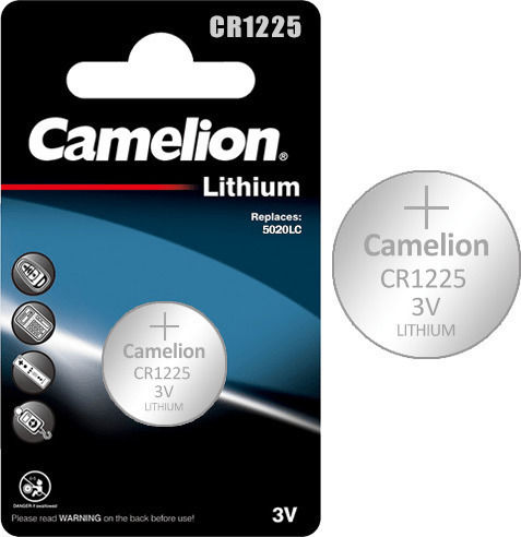 Camelion Lithium Watch Battery CR1225 3V 1pcs