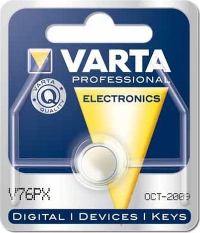 Varta Professional Electronics V76PX Batterie Silber-Oxid für Uhren SR44 1.55V 1Stück