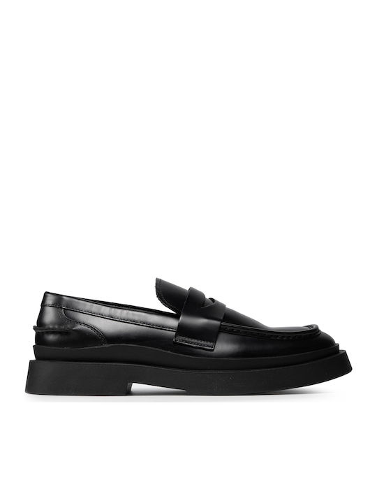 Vagabond Men's Leather Moccasins Black