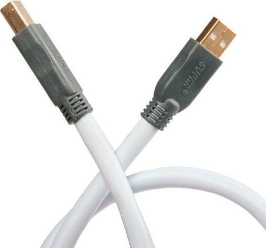 Supra USB 2.0 Cablu USB-A - USB-B Albastru 4.0m