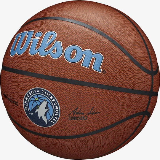 Wilson NBA Minnesota Timberwolves Μπάλα Μπάσκετ Indoor/Outdoor