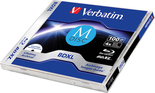 Verbatim Εγγράψιμο BD-R 4x Printable 100GB 1τμχ