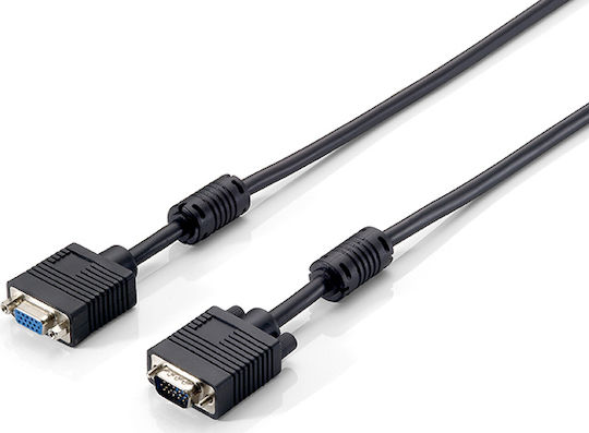 Equip Cablu VGA - VGA femelă Negru 5m (118802)