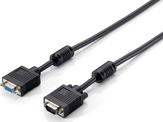 Equip Cablu VGA - VGA femelă Negru 5m (118802)