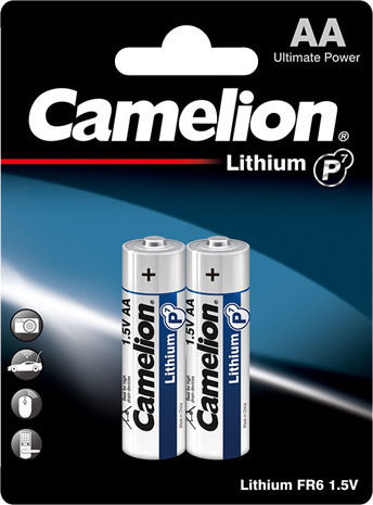 Camelion P7 Μπαταρίες Λιθίου AA 1.5V Μιας Χρήσης (High Performance) 2τμχ