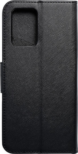 Fancy Brieftasche Synthetisches Leder Schwarz (Redmi 10 / 10 2022)