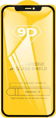 Full Glue Full Face Tempered Glass Μαύρο (iPhone 12 / 12 Pro)