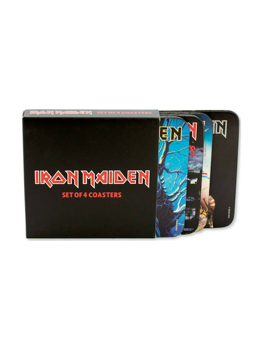 Polybag Iron Maiden Suporturi pentru pahare din Plută Multicolor 4buc