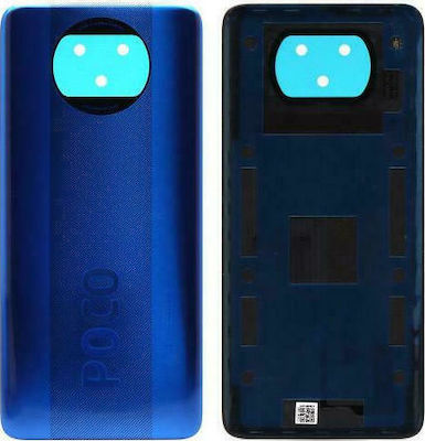 Replacement Back Cover Blue for Poco X3