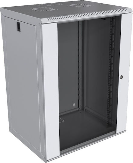 Mirsan Επιτοίχια Καμπίνα Rack 20U 56.5x60x93.5cm Γκρι WTC20U60MN.02