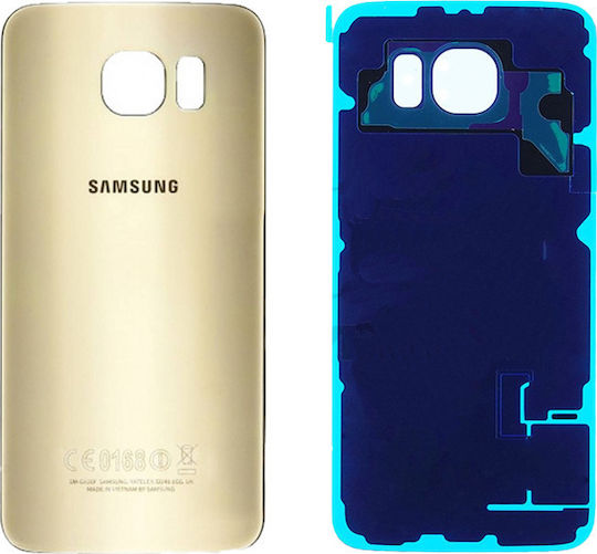 Samsung Καπάκι Μπαταρίας Χρυσό για Galaxy S6