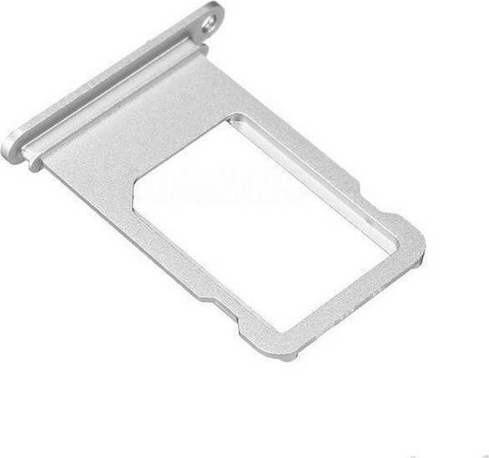 Υποδοχή Κάρτας SIM Ασημί για iPhone 7