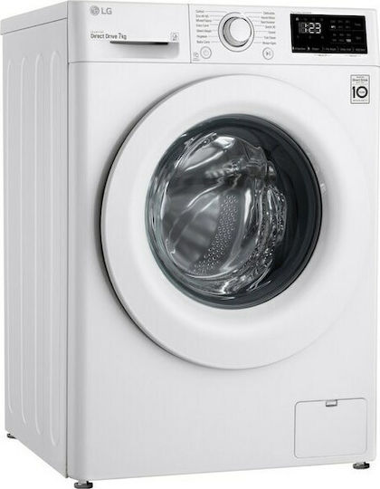 LG Πλυντήριο Ρούχων 7kg 1200 Στροφών Inverter Direct Drive F2WV3S7N3E