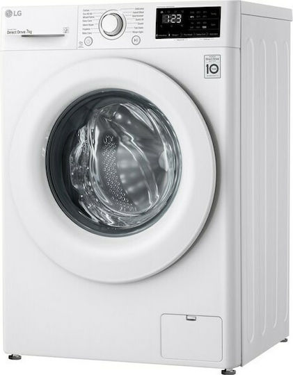 LG Πλυντήριο Ρούχων 7kg 1200 Στροφών Inverter Direct Drive F2WV3S7N3E