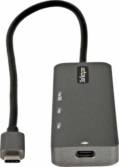 StarTech USB-C Docking Station με HDMI 4K PD Ethernet Γκρι (DKT30CHPD3)