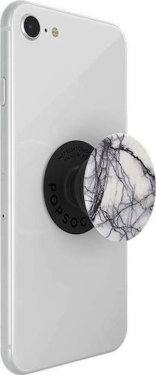 PopSockets PopGrip for Mobile Phone Dove White Marble