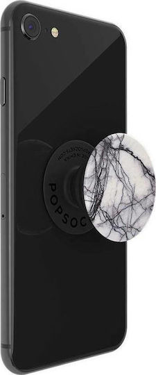 PopSockets PopGrip for Mobile Phone Dove White Marble