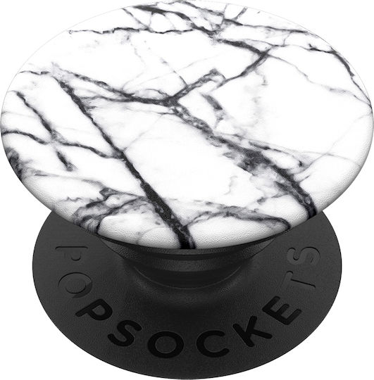 PopSockets PopGrip for Mobile Phone Dove White Marble