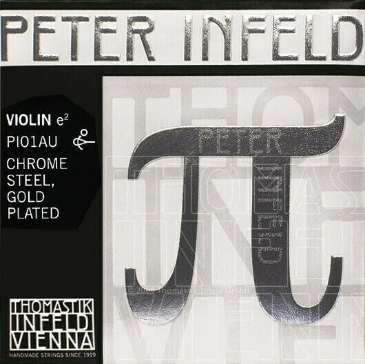 Thomastik Set of Synthetic Core Strings for Violin 4/4 Peter Infeld Violin Set (with Tin Plated E (Mi))