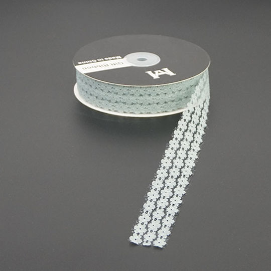 Marhome Dantelă Panglică Verde 31.85metri cu lățime 25mm