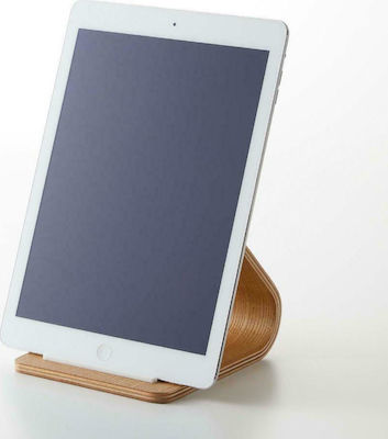 Yamazaki Plywood Tablet Stand Desktop Brown