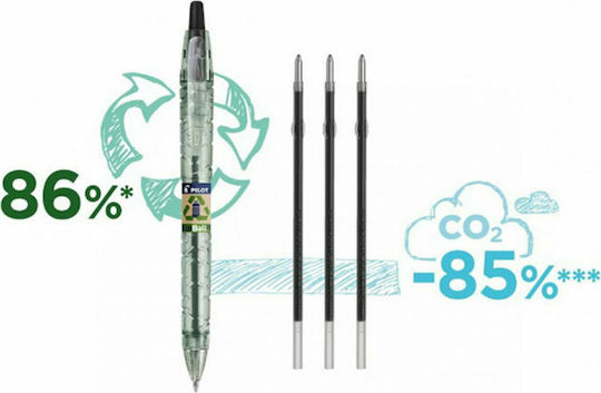 Pilot B2P Ecoball Pen Ballpoint 1mm with Blue Ink 10pcs