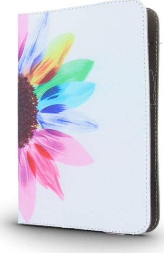 Flower Flip Cover Δερματίνης Πολύχρωμο (Universal 9-10.1")