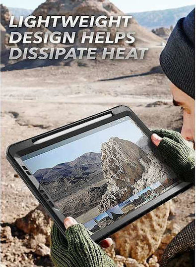 Supcase Unicorn Beetle Pro Back Cover Ανθεκτική Μαύρη (iPad Pro 2021 12.9")