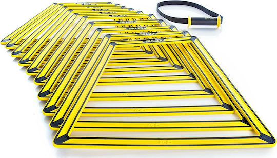 SKLZ Agility Trainer Pro Set of 10 Σκάλα Επιτάχυνσης σε Κίτρινο Χρώμα