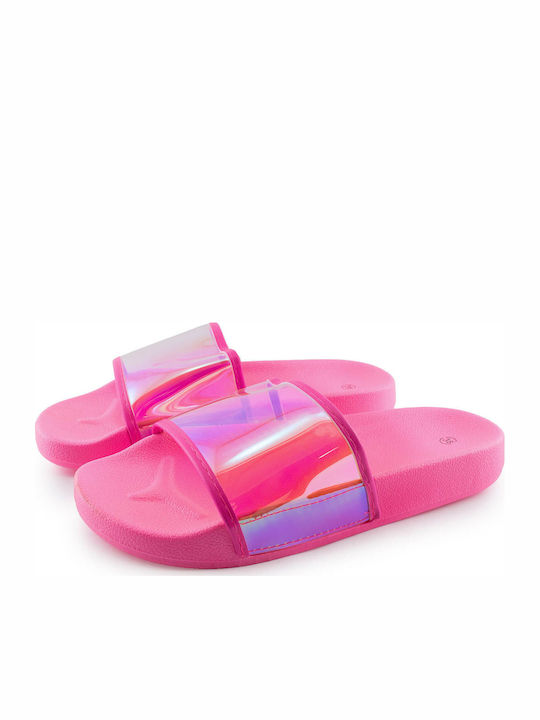 1288-0123 Women's Slides Fuchsia