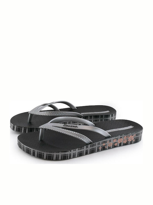 Frauen Flip Flops in Silber Farbe