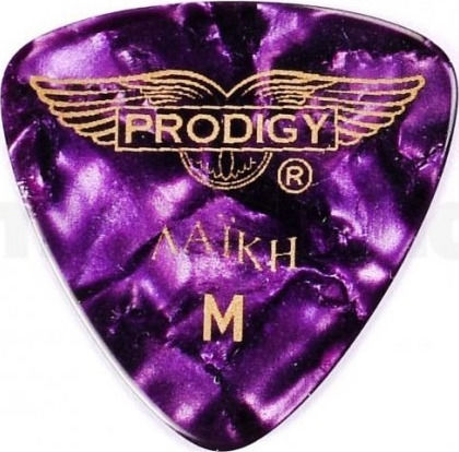 Prodigy Bouzouki Picks Laiki Medium Thickness 0.71mm Set 12pcs Purple
