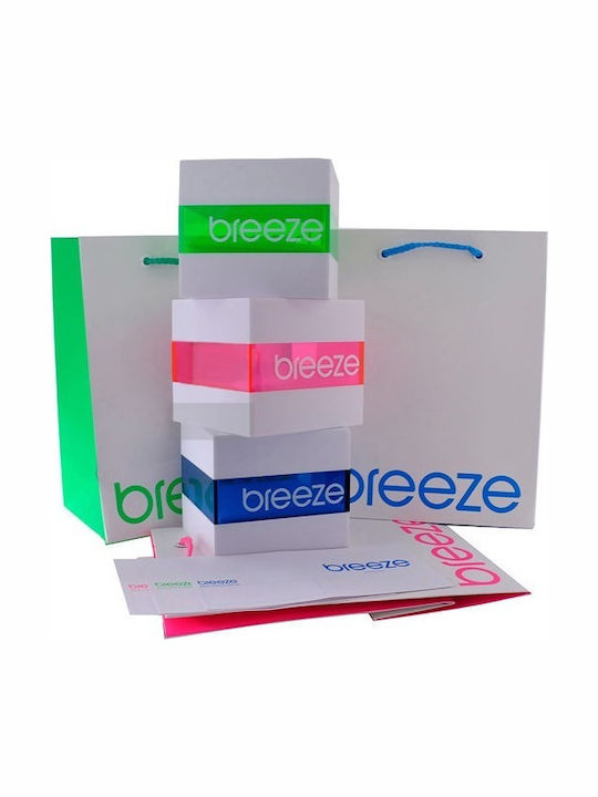 Breeze Invernia Γυναικείο Ρολόι 40mm Χρονογράφος Μπαταρίας με Ροζ Χρυσό Μεταλλικό Μπρασελέ