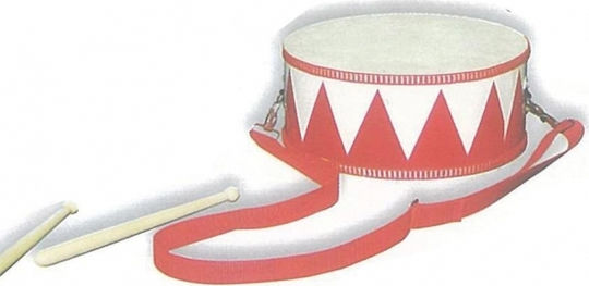Next Wooden Drum 10x20x20cm Red