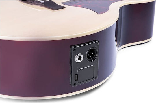 Max Semi-Acoustic Guitar Max Showkit Cutaway Natural