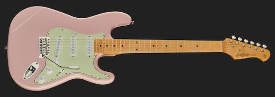 Harley Benton MN Ηλεκτρική Κιθάρα ST Style με SSS Διάταξη Μαγνητών Shell Pink