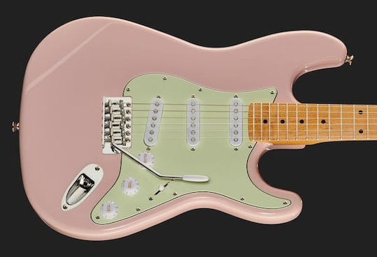 Harley Benton MN Ηλεκτρική Κιθάρα ST Style με SSS Διάταξη Μαγνητών Shell Pink