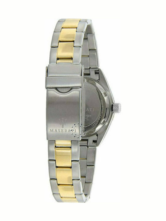 Maserati Damen Uhr mit Gold Metallarmband