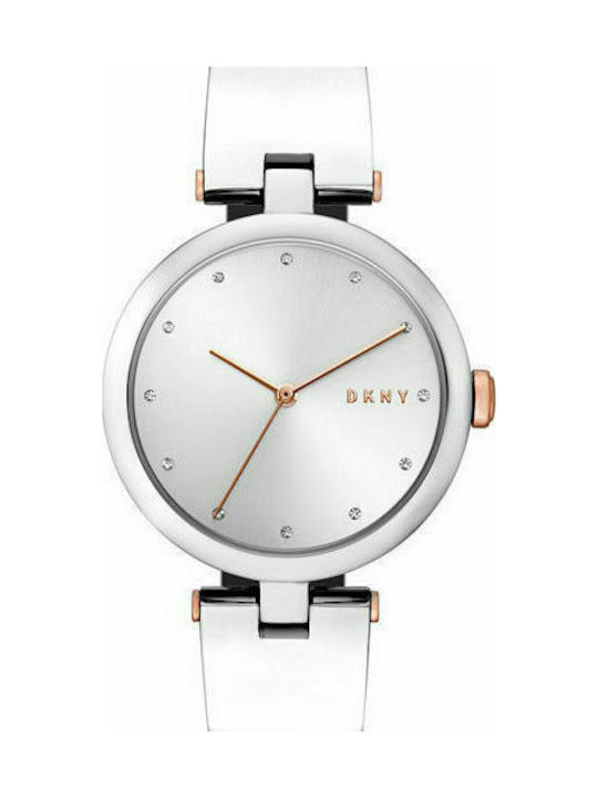 DKNY Eastside Uhr mit Silber Metallarmband