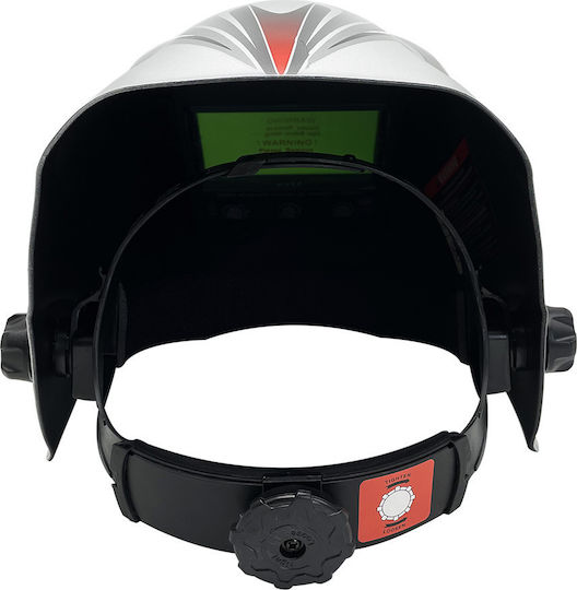 CET Τiger-601i Welding Helmet with 100x60mm Visual Field Silver