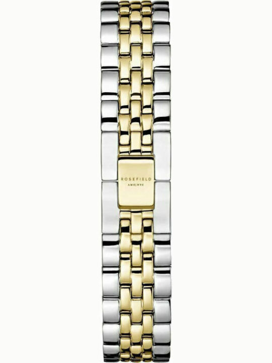 Rosefield The Ace Mini Γυναικείο Ρολόι 29mm Μπαταρίας με Χρυσό Μεταλλικό Μπρασελέ