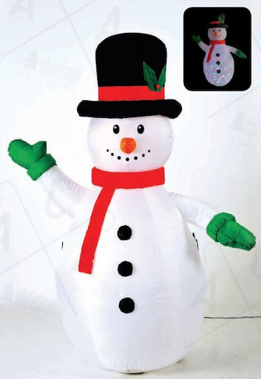 Aca Iluminată De Crăciun Plastică Figurină Înălțime 180cm. Snowman
