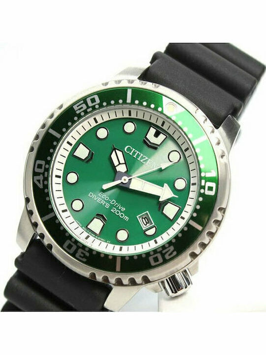 Citizen Promaster Marine Мъжки Часовник 44mm На Батерия С Черна Каучукова Каишка
