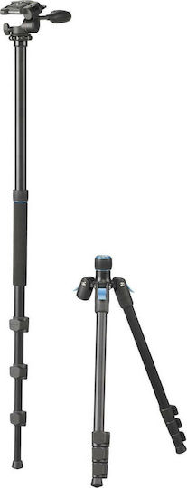 Cullmann Rondo 460M RW20 Camera Tripod with 3-Way Head Up to 157.5cm and Load Capacity 4kg