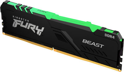 Kingston Fury Beast RGB 32GB DDR4 RAM cu Viteză 3200 pentru Desktop