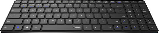 Rapoo 9300M Fără fir Bluetooth Set tastatură și mouse Greacă