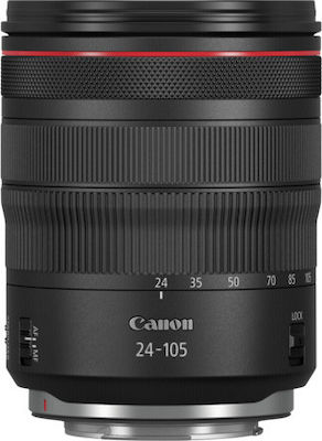 Canon Full Frame Camera Lens RF 24-105mm f/4L IS USM Standard Zoom for Canon RF Mount Black