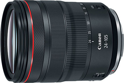 Canon Full Frame Camera Lens RF 24-105mm f/4L IS USM Standard Zoom for Canon RF Mount Black