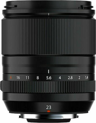 Fujifilm Crop Φωτογραφικός Φακός XF 23mm f/1.4 R LM WR Wide Angle για Fujifilm X Mount Black